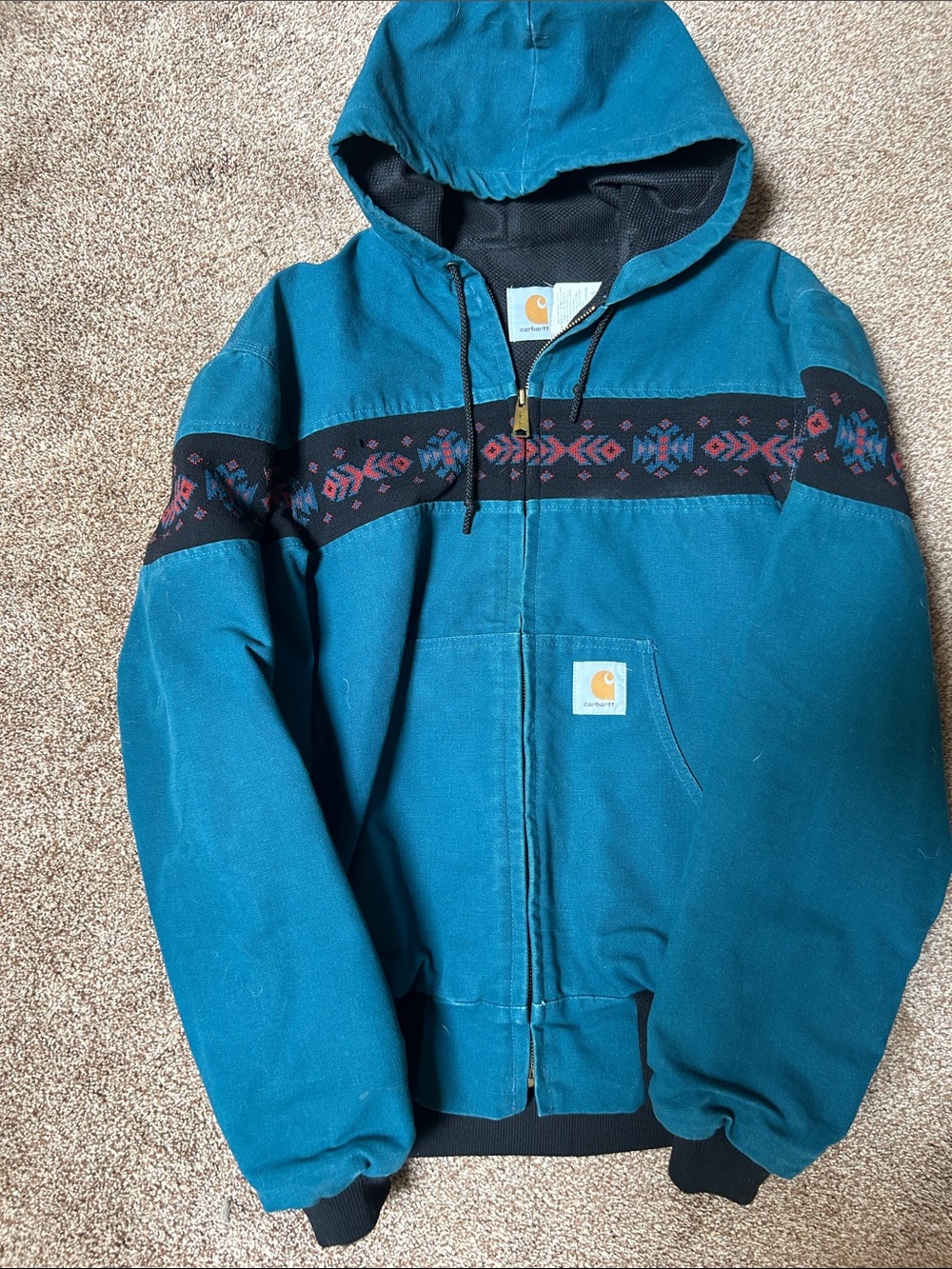 Vintage Carhartt Aztec Jacket